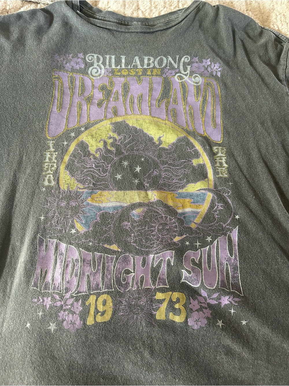 Billabong Dreamland OS Graphic Tee in Charcoal - Picture 2 of 5